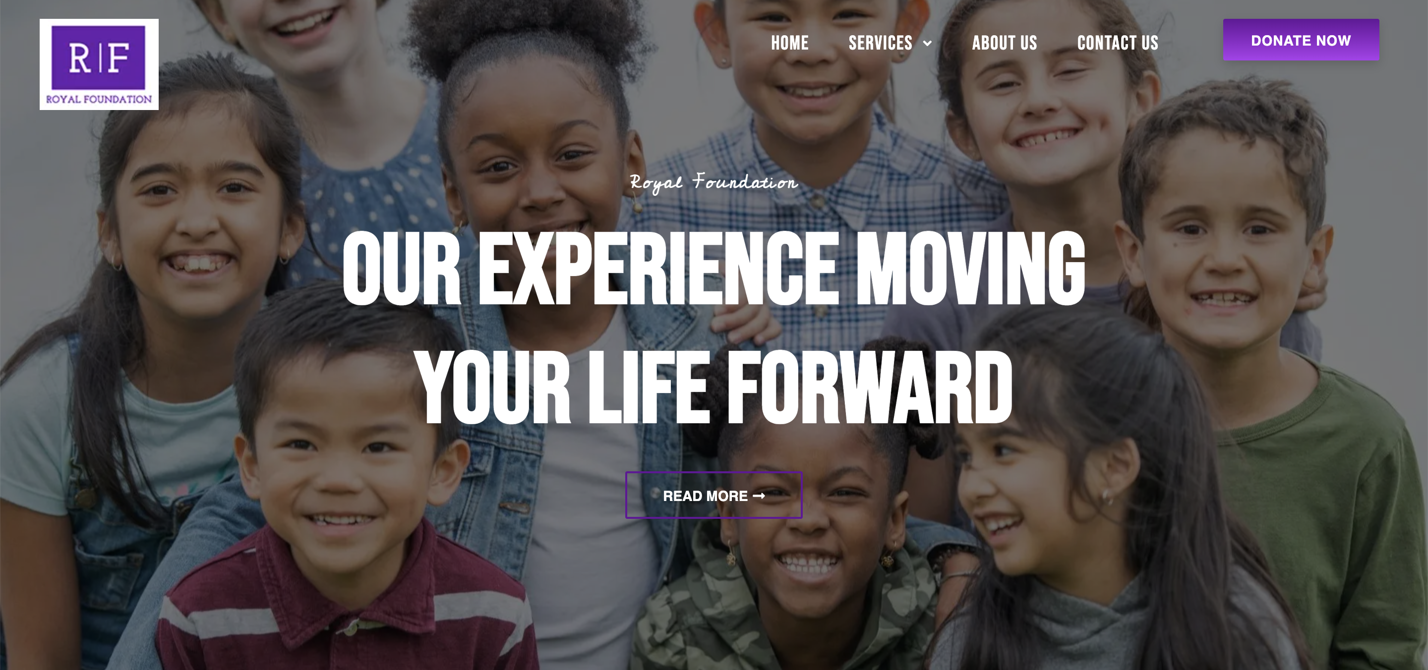 Royal Foundation website homepage